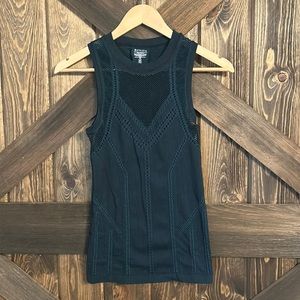 Athleta Blue Black Oxygen Tank